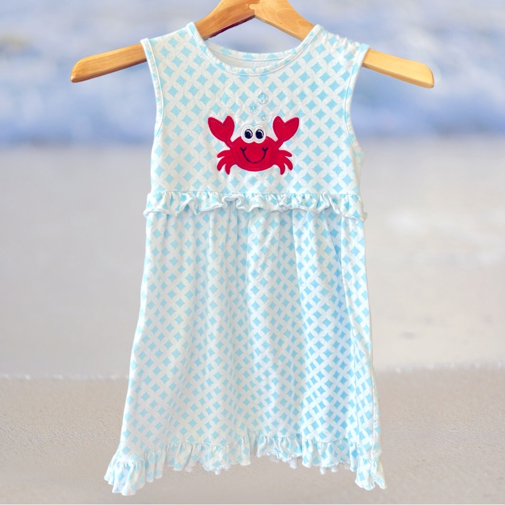 🦀 Southern Tots Sleeveless Knit Dress (Size 5) 🦀